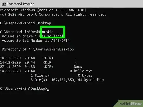 Image titled Create and Delete Files and Directories from Windows Command Prompt Step 17
