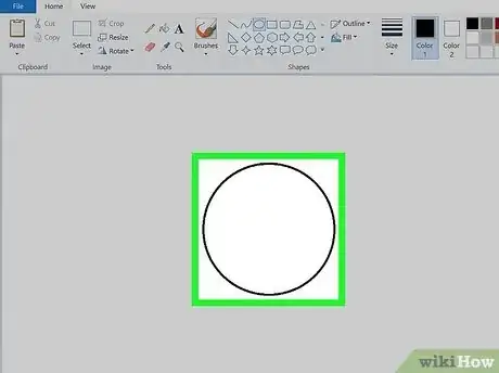 Image titled Draw a Perfect Circle on Microsoft Paint Step 4