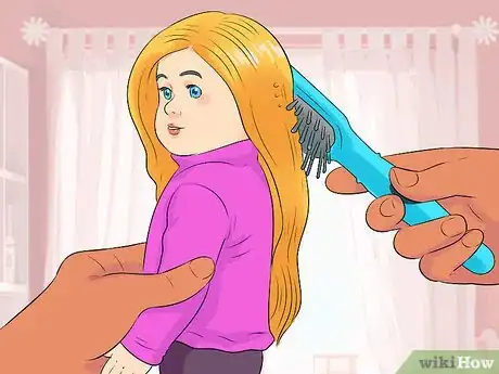 Image titled Wash an American Girl Doll's Hair Step 8