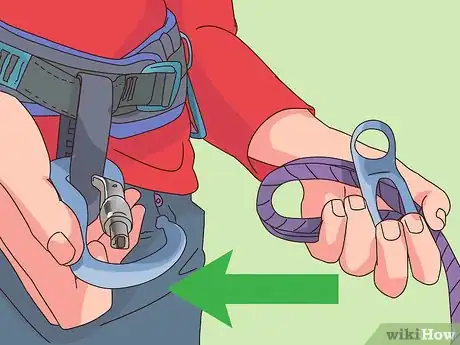Image titled Use a Harness for Rock Climbing Step 18