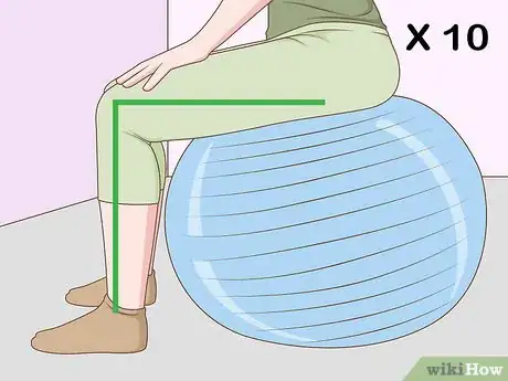 Image titled Use an Exercise Ball for Beginners Step 4