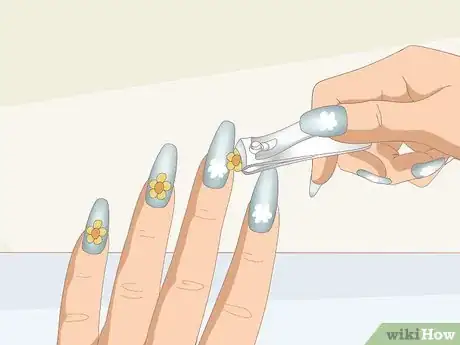Image titled Remove Gel Nail Extensions Step 1