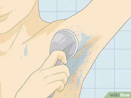 Image titled Make Armpit Hair Less Noticeable Step 1