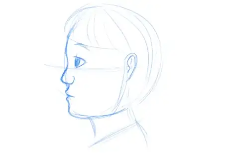 Image titled Draw a Cartoon Child Face Profile 7.png