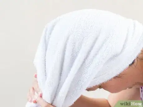 Image titled Create a Turban With a Towel to Dry Wet Hair Step 8