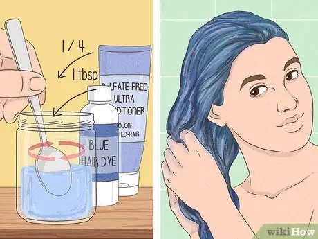 Image titled Prevent Blue Hair from Turning Green Step 12