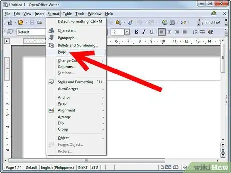 Image titled Change Margins in OpenOffice.Org Step 1