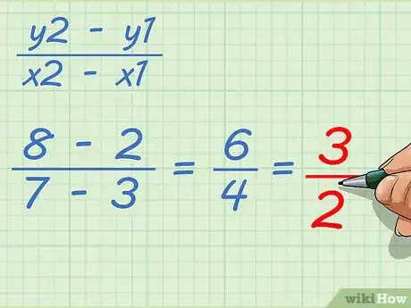 Image titled Find the Slope of a Line Using Two Points Step 9