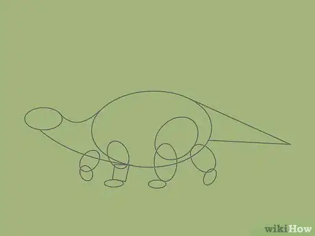 Image titled Draw Dinosaurs Step 5
