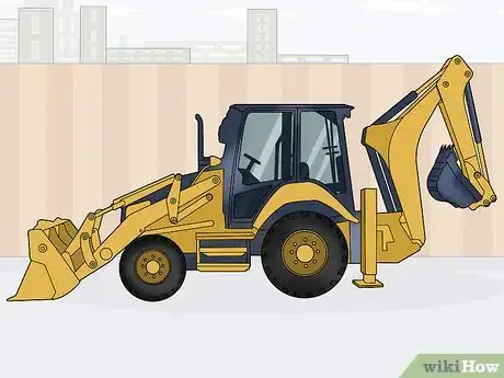 Image titled Operate a Backhoe Step 1