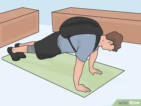 Image titled Do Weighted Push Ups Alone Step 03