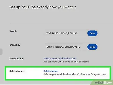 Image titled Delete a YouTube Account Step 12