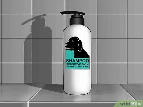Image titled Bathe a Dog in a Shower Step 1