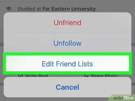 Image titled Edit Close Friends on Facebook on iPhone or iPad Step 6
