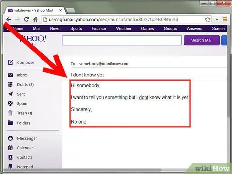 Image titled Send an Email from Yahoo! Emailing Site Step 5