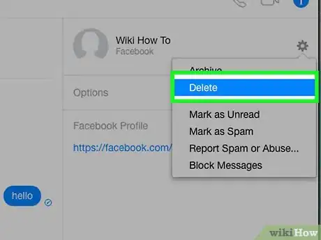 Image titled Delete Messages on Facebook Mobile Step 5