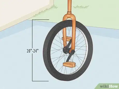 Image titled Ride and Mount a Unicycle Step 2