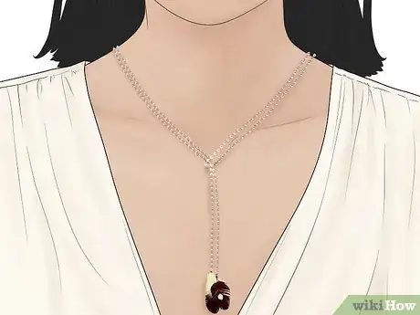 Image titled Wear a Lariat Necklace Step 4