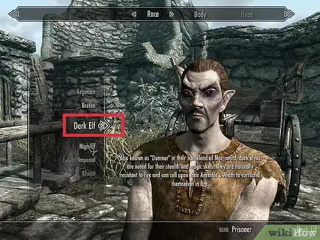 Image titled Create the Right Character for You in Skyrim Step 5