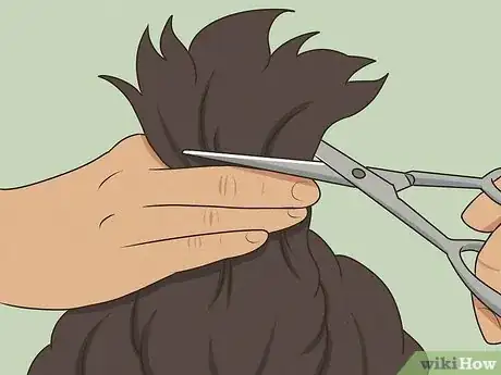 Image titled Cut Curly Hair in Layers Step 5