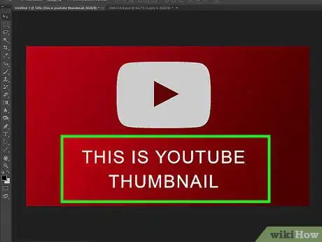 Image titled Make a YouTube Thumbnail in Photoshop Step 4