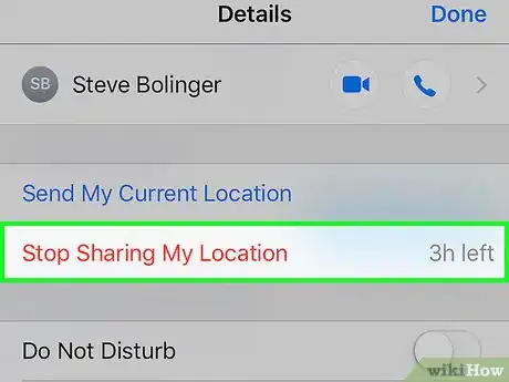 Image titled Stop Sharing Your Location on an iPhone Step 4