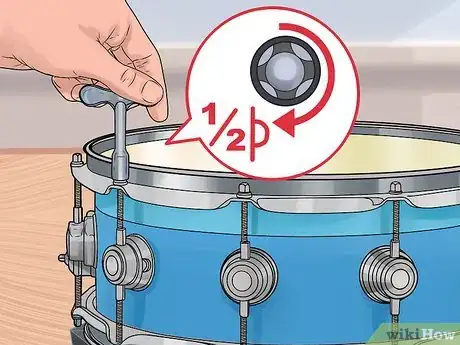 Image titled Tune a Snare Drum Step 12