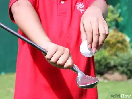 Image titled Juggle a Golf Ball on a Golf Club Step 2