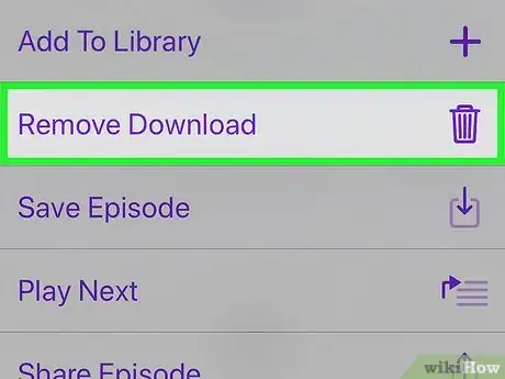 Image titled Delete Downloaded Podcasts Step 12