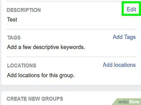 Image titled Edit a Group Description on Facebook on a PC or Mac Step 5