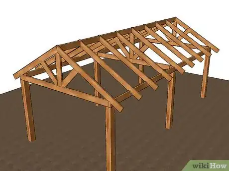 Image titled Build a Pole Barn Step 13