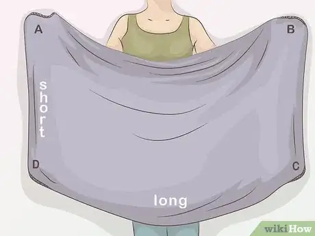 Image titled Fold a Fitted Sheet Step 1