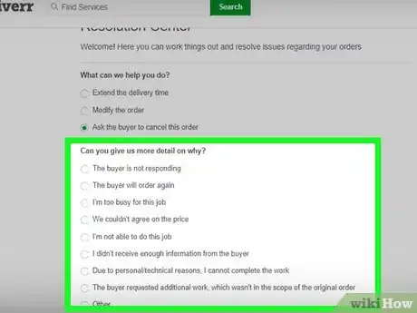 Image titled Cancel a Fiverr Order Step 5
