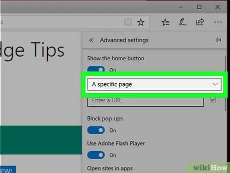 Image titled Change Your Homepage in Microsoft Edge Step 5