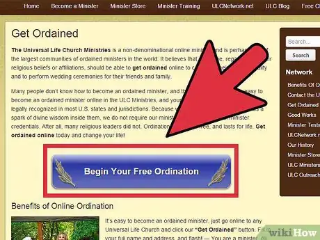 Image titled Become an Ordained Minister Online Step 3