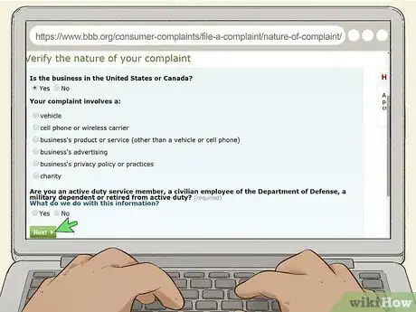 Image titled File a Better Business Bureau Complaint Step 4