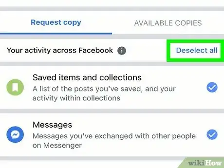 Image titled Save Facebook Messages Step 5