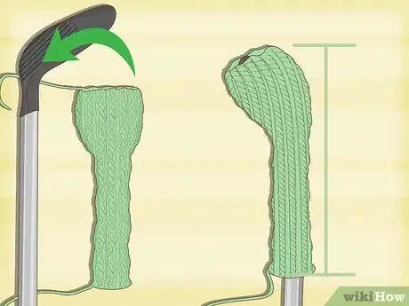 Image titled Knit Golf Club Covers Step 9