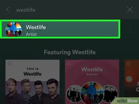 Image titled Play All of the Songs by an Artist on Spotify on Android Step 5
