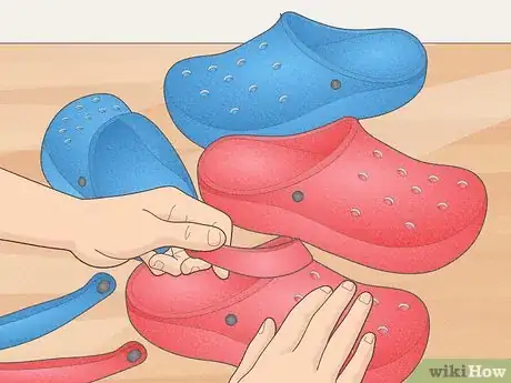 Image titled Switch the Straps on a Pair of Crocs™ Step 2