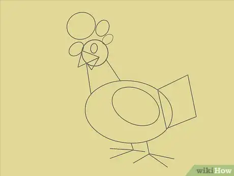 Image titled Draw a Chicken Step 9