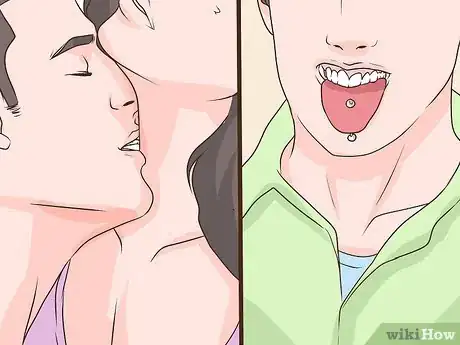 Image titled Kiss Someone With Piercings Step 3