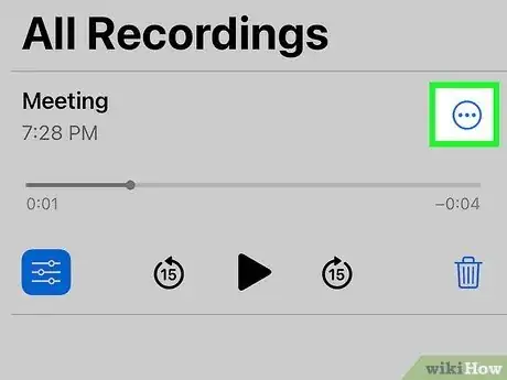 Image titled Record a Voice Memo on an iPhone Step 6