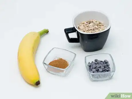 Image titled Make Microwave Oatmeal Banana Cookies Step 1
