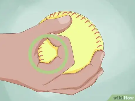 Image titled Throw a Changeup in Fast Pitch Softball Step 1