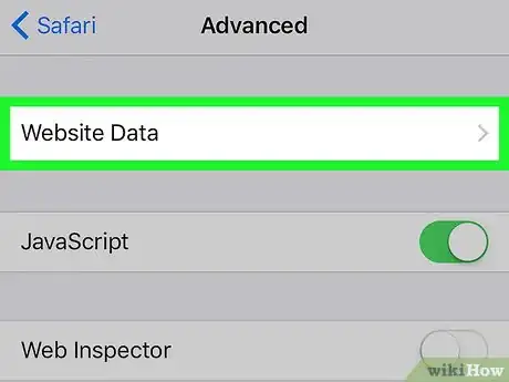 Image titled Remove Website Data from Safari in iOS Step 8