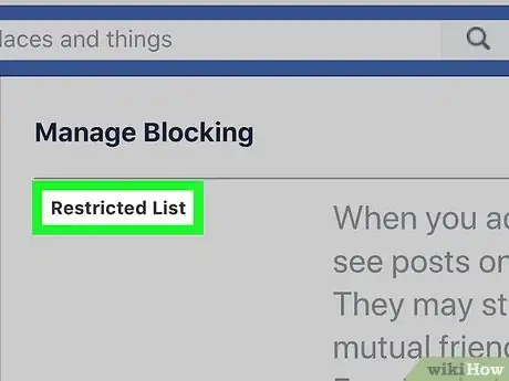 Image titled Edit Your Restricted Friends List on Facebook on iPhone or iPad Step 6