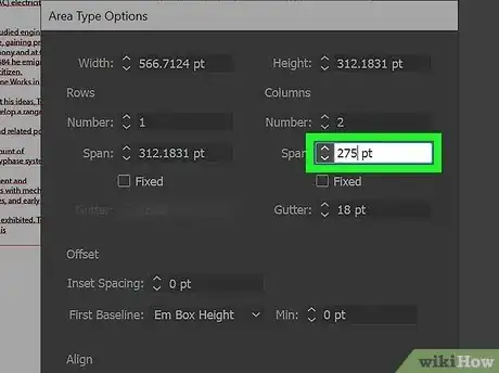 Image titled Set up Columns in Illustrator Step 9