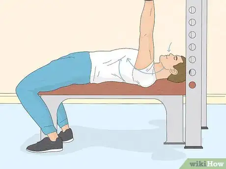 Image titled Breathe Correctly While Bench Pressing Step 7