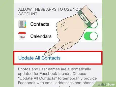 Image titled Connect Your iPhone to the Facebook Integrated Login Step 9